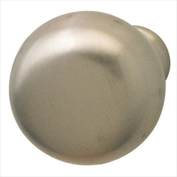 Hafele 134.41.001: 32mm Contemporary Round Cabinet Knob - Brushed Nickel