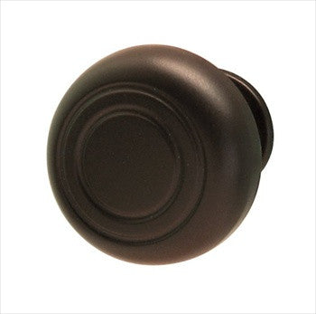 Hafele 134.35.320: 36mm Round Cabinet Knob - Dark Oil Rubbed Bronze