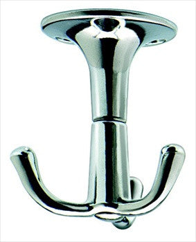 Hafele 846.52.808: Triple Swivel Wall Hook - Polished Aluminum
