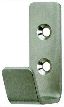 Hafele 842.34.050: Single Wall Hook - Matte Stainless Steel