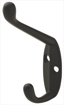Hafele 845.01.300: Double Wall Hook - Dark Oil Rubbed Bronze