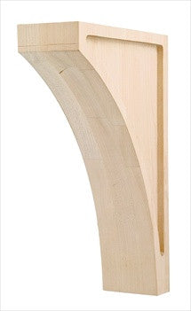 Hafele: Corbel: Contemporary: Birch: 12 x 3 x 8 Inches image