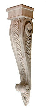 Hafele 194.69.111: Acanthus Corbel Moulding - Maple