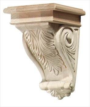 Hafele 194.69.104: Acanthus Corbel Moulding - Maple