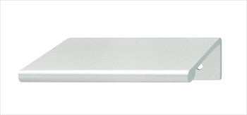 Hafele 124.02.911: 25mm cc Tab Edge Cabinet Pull - Matte Silver Anodized Aluminum