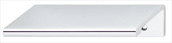 Hafele 124.02.220: 50mm cc Tab Edge Cabinet Pull - Polished Chrome