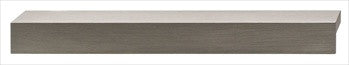 Hafele 112.83.003: 160mm cc Westin L-Profile Edge Cabinet Pull - Matte Aluminum