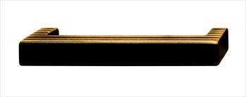 Hafele 108.57.111: 96mm cc Lago Di Como Cabinet Pull - Highlighted Antique Bronze