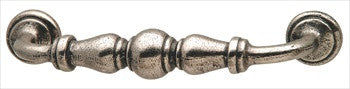 Hafele 125.88.902: 128mm cc Bordeaux D-Handle Cabinet Pull - Pewter