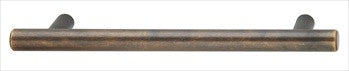 Hafele 117.97.351: 96mm cc Contemporary Round Bar Cabinet Pull - Oil Rubbed Bronze