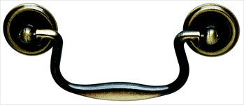 Hafele 120.62.110: Classic Drop Bail Cabinet Pull - Antique English