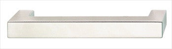 Hafele 110.22.201: 128mm cc Architectural Square Bar Cabinet Pull - Polished Chrome