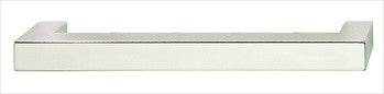 Hafele 110.22.202: 160mm cc Architectural Square Bar Cabinet Pull - Polished Chrome