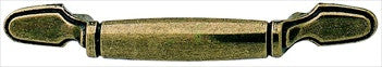 Hafele 107.13.112: 76mm cc Classic Handle Cabinet Pull - Antique English