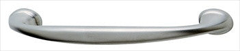 Hafele 104.37.600: 96mm cc Transitional D-Handle Cabinet Pull - Matte Nickel