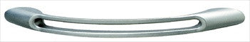 Hafele 104.09.600: 128mm cc Coastal Bow Cabinet Pull - Matte Nickel