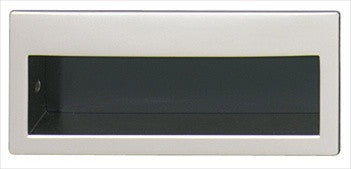 Hafele 151.09.609: 86mm Flush Mount Rectangle Cabinet Pull - Matte Nickel