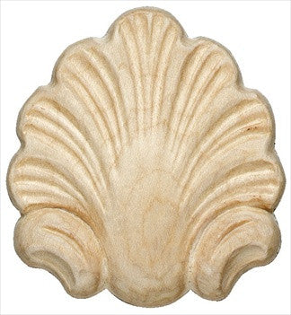 Hafele 194.78.162: Shell Onlay Moulding - Maple