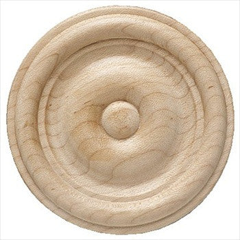 Hafele 194.78.153: 2-7/8" Rosette Moulding - Maple