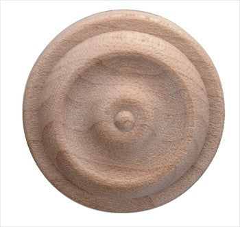 Hafele 194.78.128: 1-1/4" Round Rosette Moulding - Maple