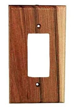 Sierra Lifestyles 682255: Traditional Single Rocker Switchplate - Rustic Hickory