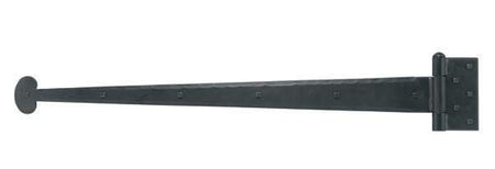 Acorn IHMBP: 36-3/4" Bean Strap Hinge - Black Rough Iron