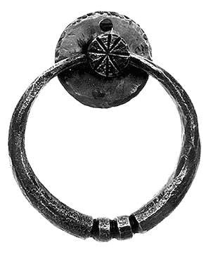 Acorn IMBBP: 5" Sonoma Ring Door Knocker - Forged Iron