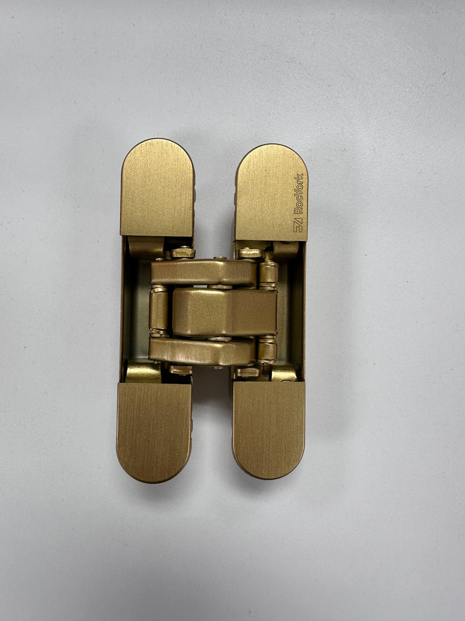 RocYork RYST60-SB: Invisible Door Hinge - Satin Brass