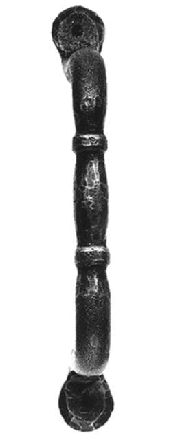 Acorn IPEBP: 12-1/2" Canterbury Door Pull - Black Iron