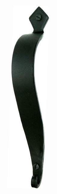 Acorn IPFBP: 9-5/8" Seville Door Pull - Black Iron