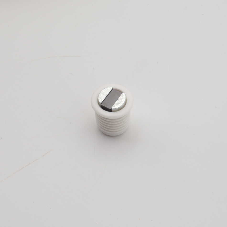 Sugatsune IS-4/WHT: 14mm Round Magnetic Catch - White