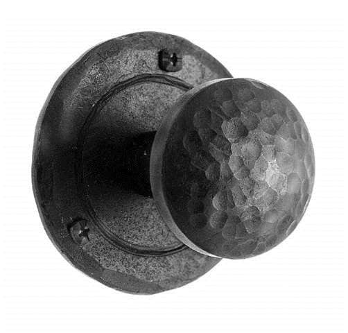 Acorn IWABD: 2" Dummy Knob w/Round Rose - Black Iron