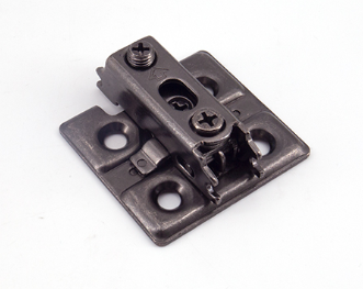 Sugatsune J95-P6T-BN: Mounting Plate for J95 Concealed Cabinet Hinges - Black Nickel