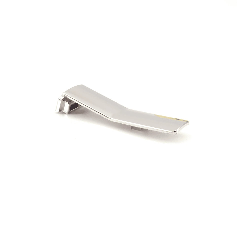 Sugatsune J95SC-16NI: Safety Cover for 16mm Overlay J95 Series Hinges in Nickel finish.