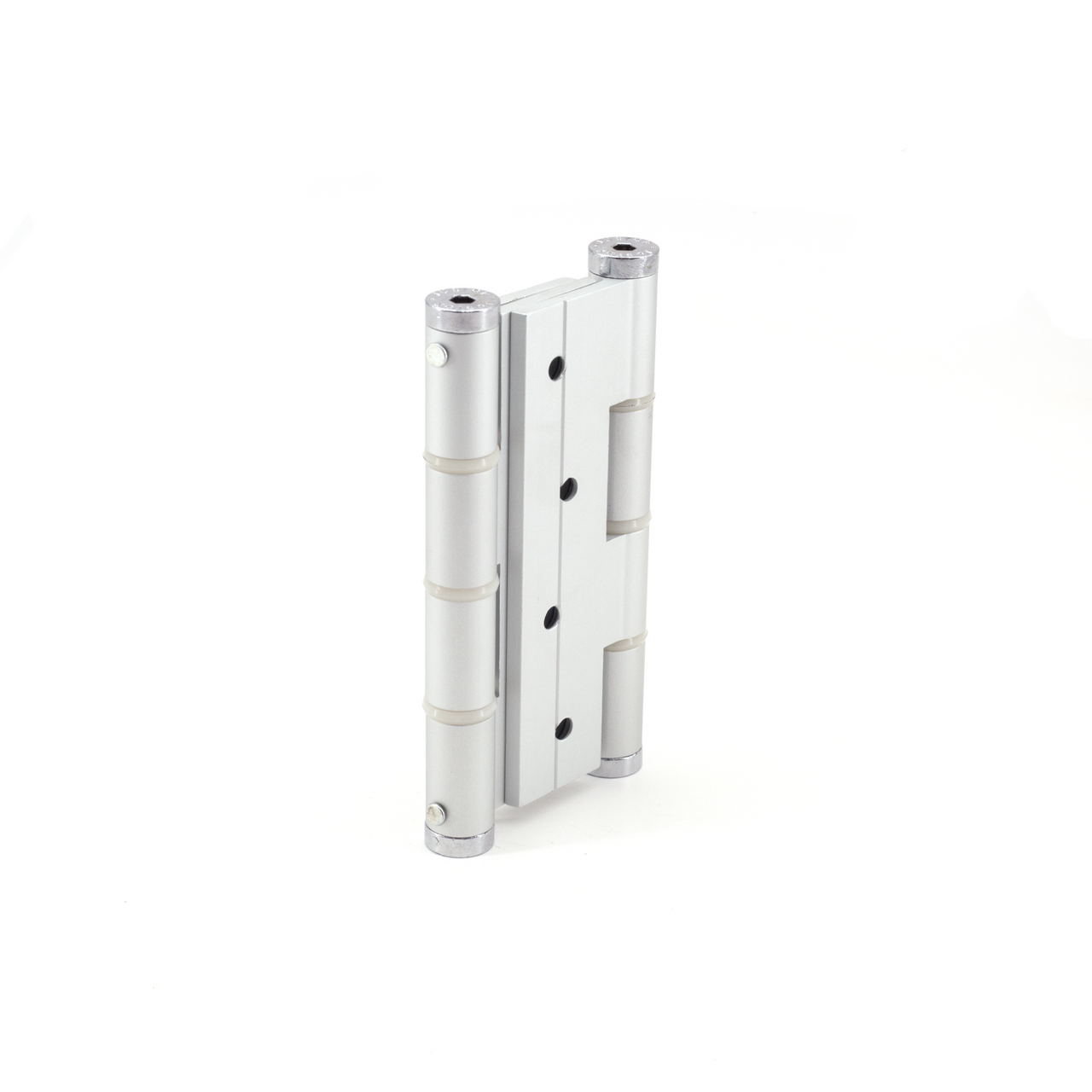 Sugatsune JDA-120-40A: 5-1/4" Double Action Spring Hinge - Anodized Aluminum