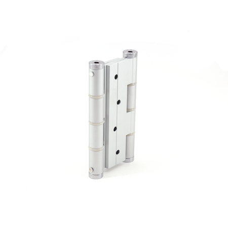 Sugatsune JDA-120-40A: 5-1/4" Double Action Spring Hinge - Anodized Aluminum