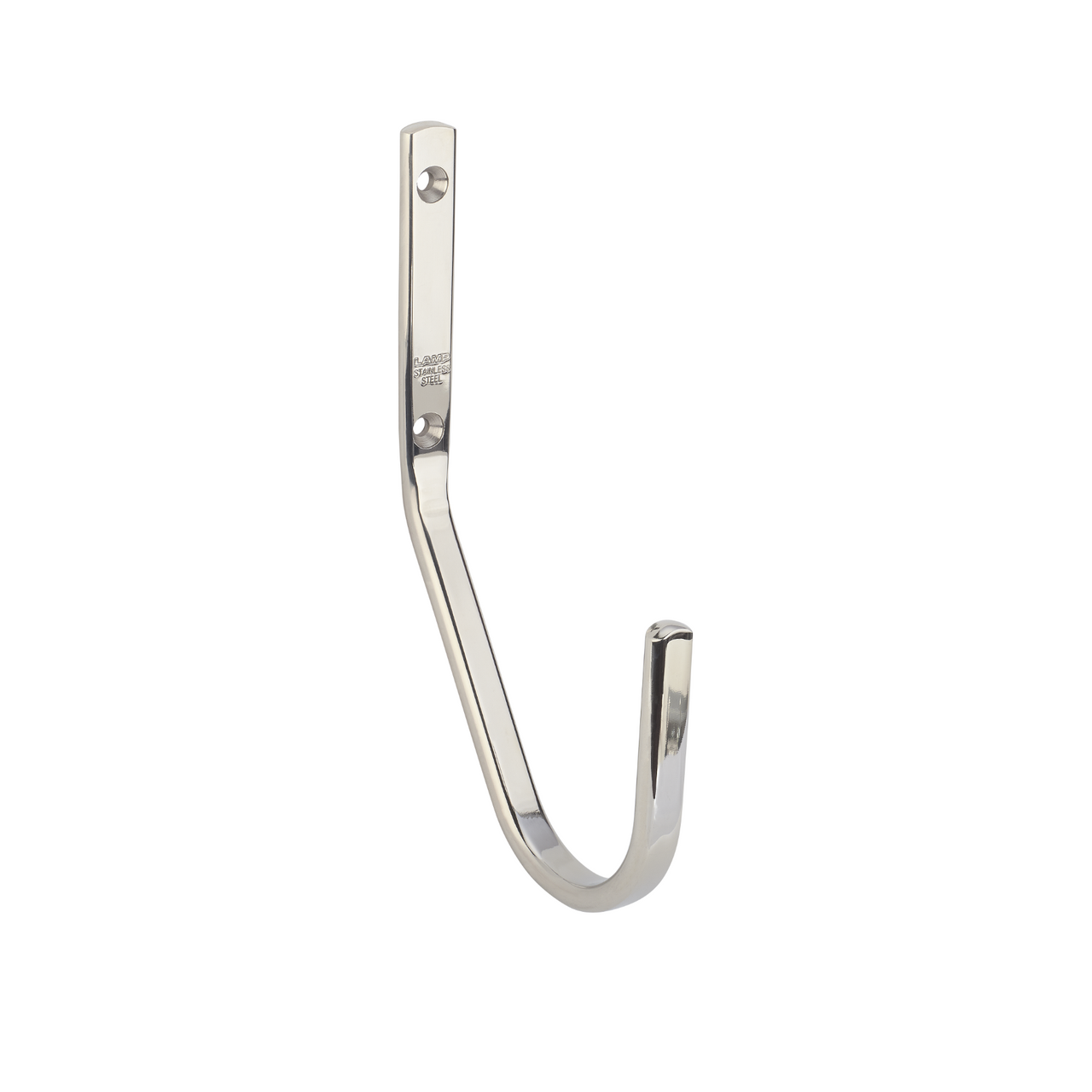 Sugatsune JF-120: 200mm Angled Utility Wall Hook - Mirror Stainless Steel