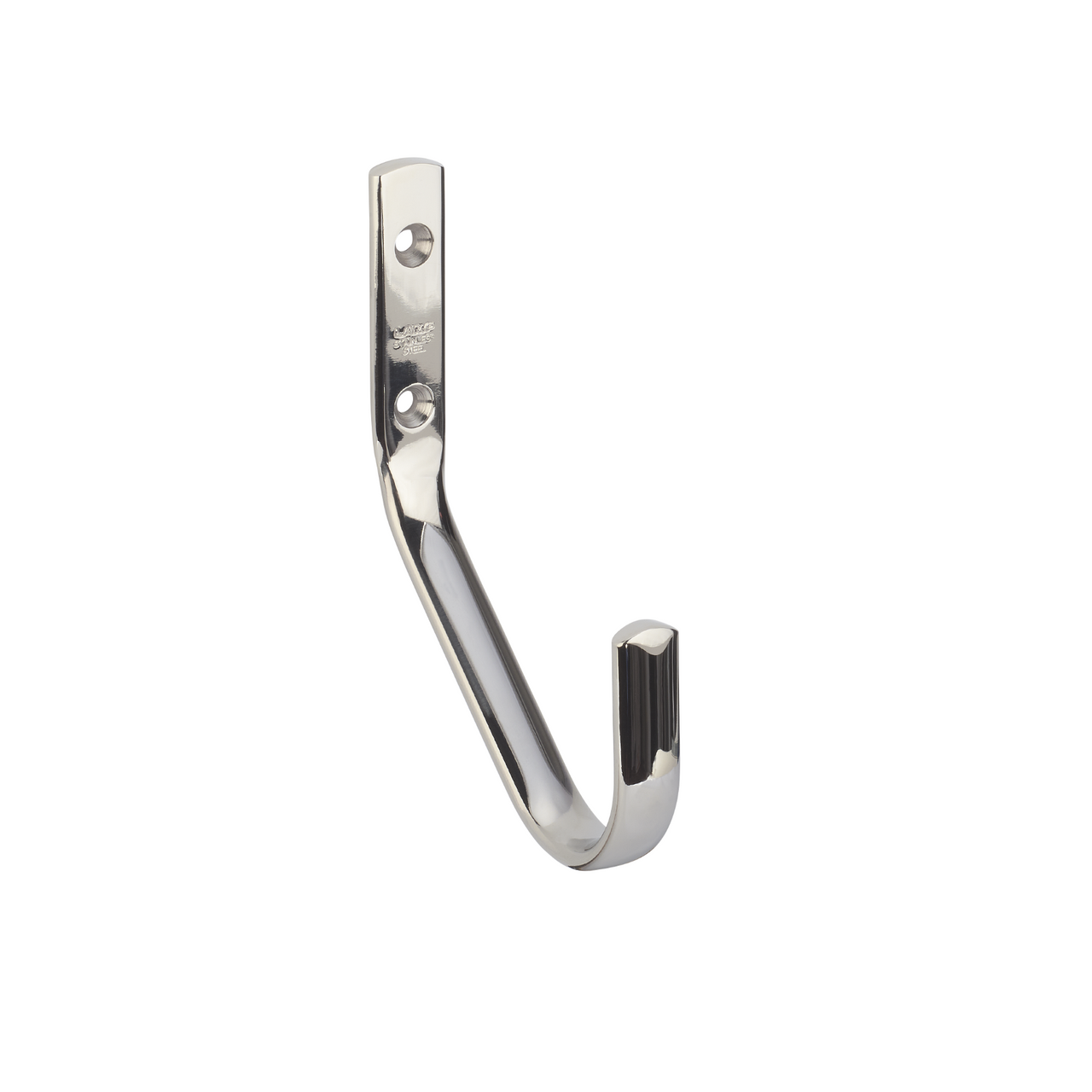 Sugatsune JF-80: 115mm Angled Utility Wall Hook - Mirror Stainless Steel