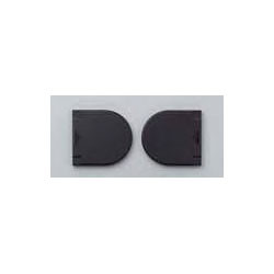Sugatsune HG-JHM16-BL: Cover Plate for HG-JHM16 Series Hinge (pair) - Black