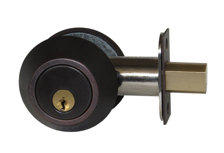 Acorn JT5BI: Single Cylinder Deadbolt - Smooth Black Iron