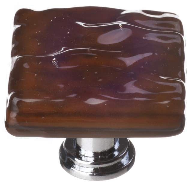 Sietto K-209: 1-1/4" Glacier Cabinet Knob - Woodland Brown