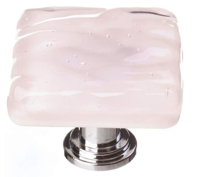 Sietto K-228: 1-1/4" Glacier Cabinet Knob - Rose
