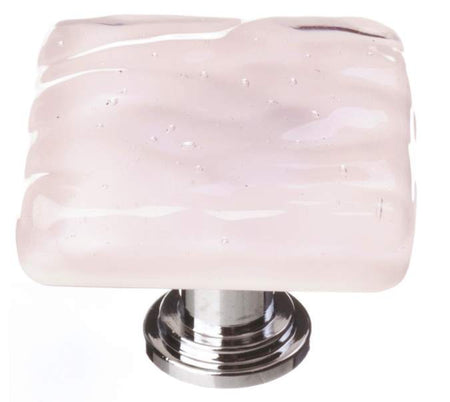 Sietto K-228: 1-1/4" Glacier Cabinet Knob - Rose