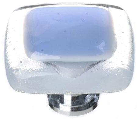 Sietto K-704: 1-1/4" Reflective Cabinet Knob - Sky Blue