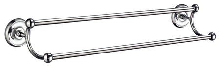 Smedbo K2364: 24" cc Villa Double Towel Bar - Polished Chrome