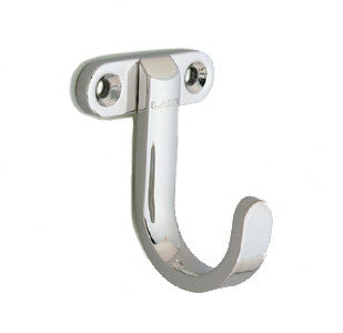 Sugatsune KB-H-40: 50mm Horizontal Mount Single Wall Hook - Mirror Stainless Steel