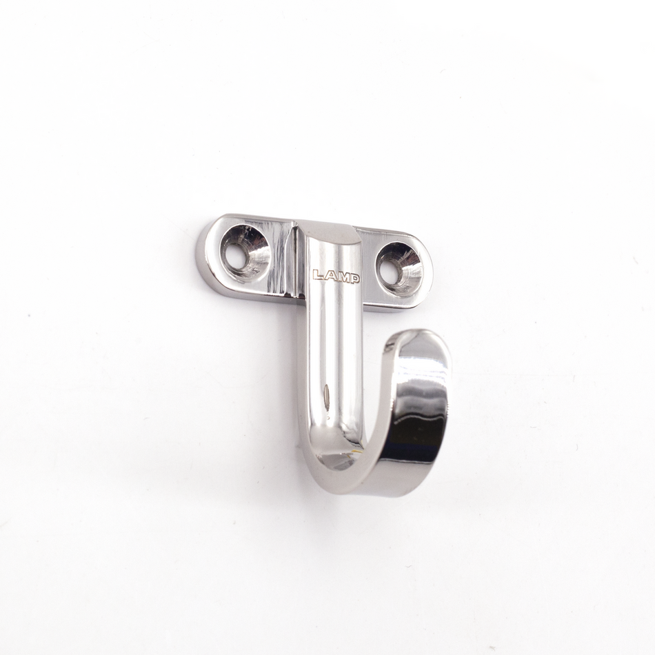 Sugatsune KB-H-35: 45mm Horizontal Mount Single Wall Hook - Mirror Stainless Steel