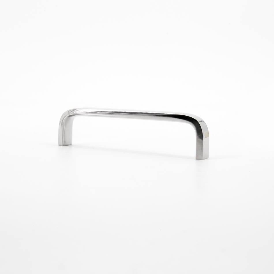 Sugatsune KB-90/S: 85mm cc D-Handle Cabinet Pull - Satin Stainless Steel
