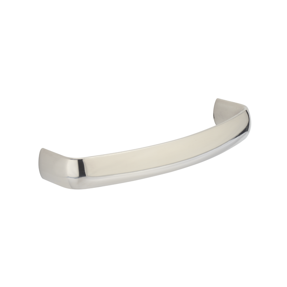 Sugatsune KC-R635-M: 3-1/2" cc Arched Bar Wire Cabinet Pull - Mirror Stainless Steel