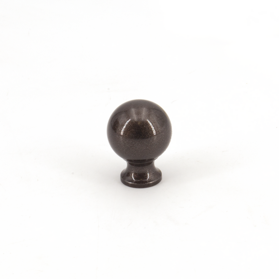 Sugatsune KK-B20SBR: 20mm Spherical Cabinet Knob - Brown